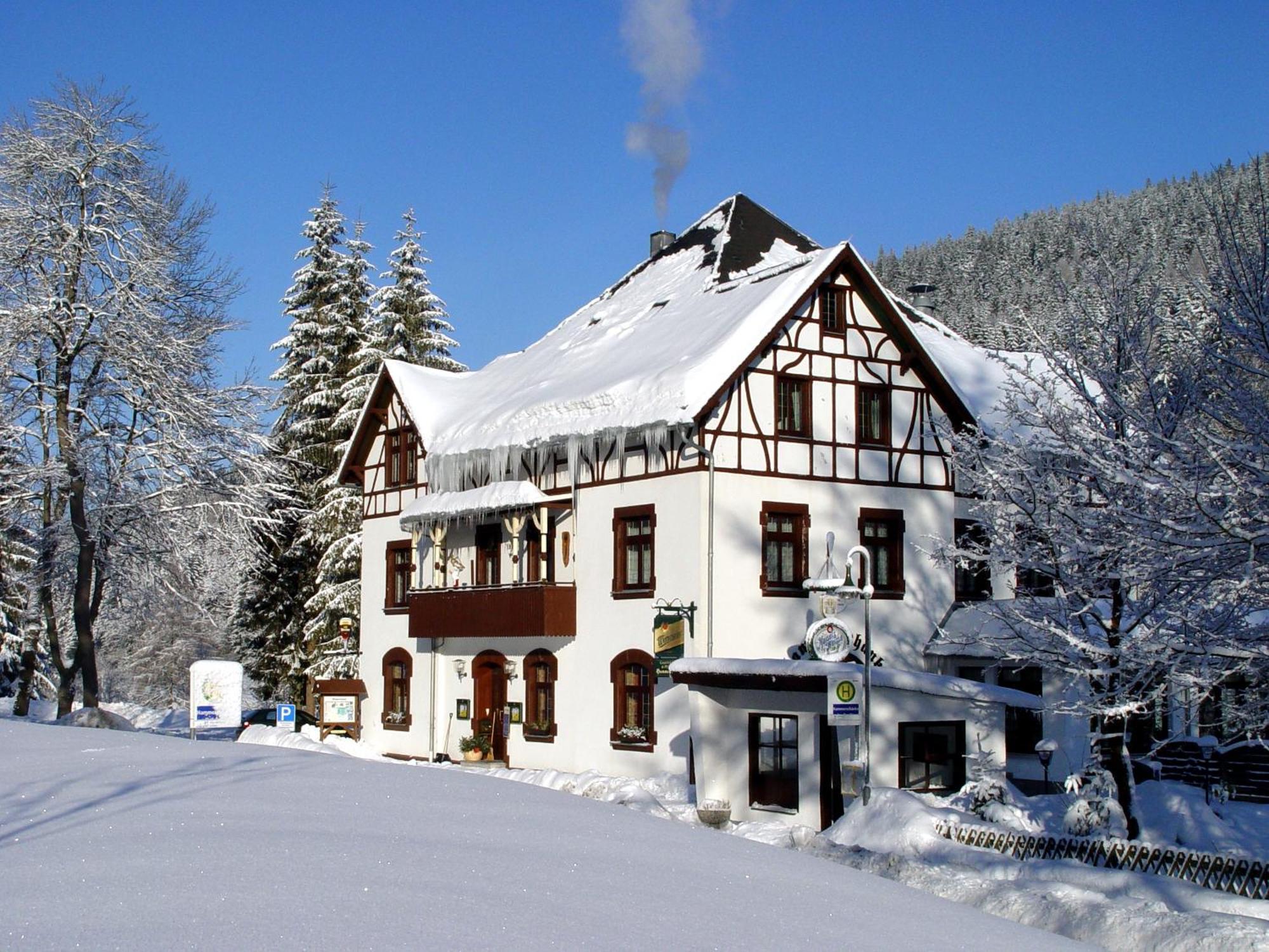 Gasthof Und Pension Hammerschaenke Wildenthal Zewnętrze zdjęcie